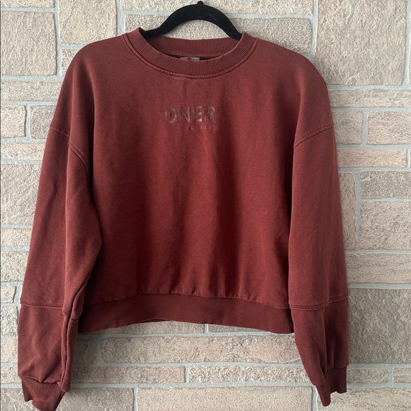 Oner Active Chocolate Sweatshirt Cropped size S - Picture 2 of 6